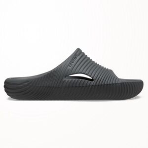 Crocs Unisex Mellow Tide Recovery Slide Slate Gray Wavy Molded Design M9/W11